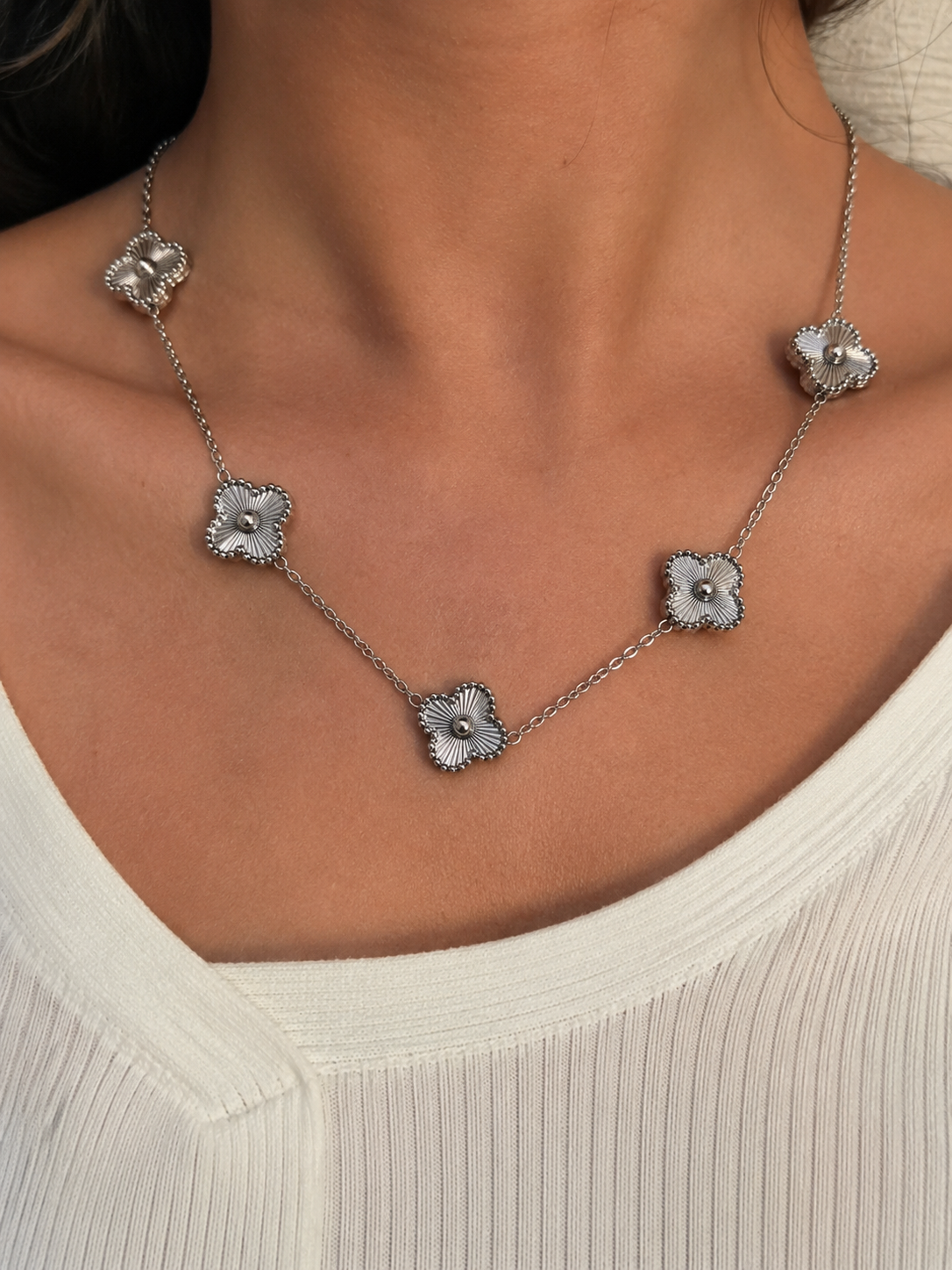 Stainless Steel Necklace silver color