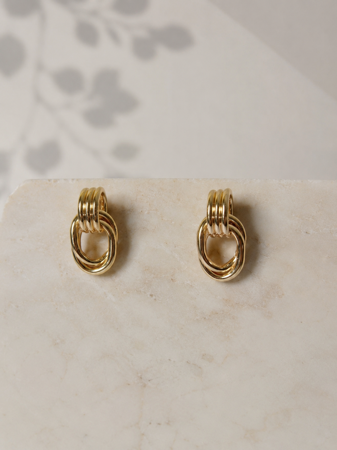 Stainless Steel Double Hoop Earrings