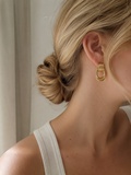 Stainless Steel Double Hoop Earrings