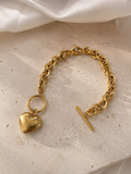 Heart Charm Bracelet