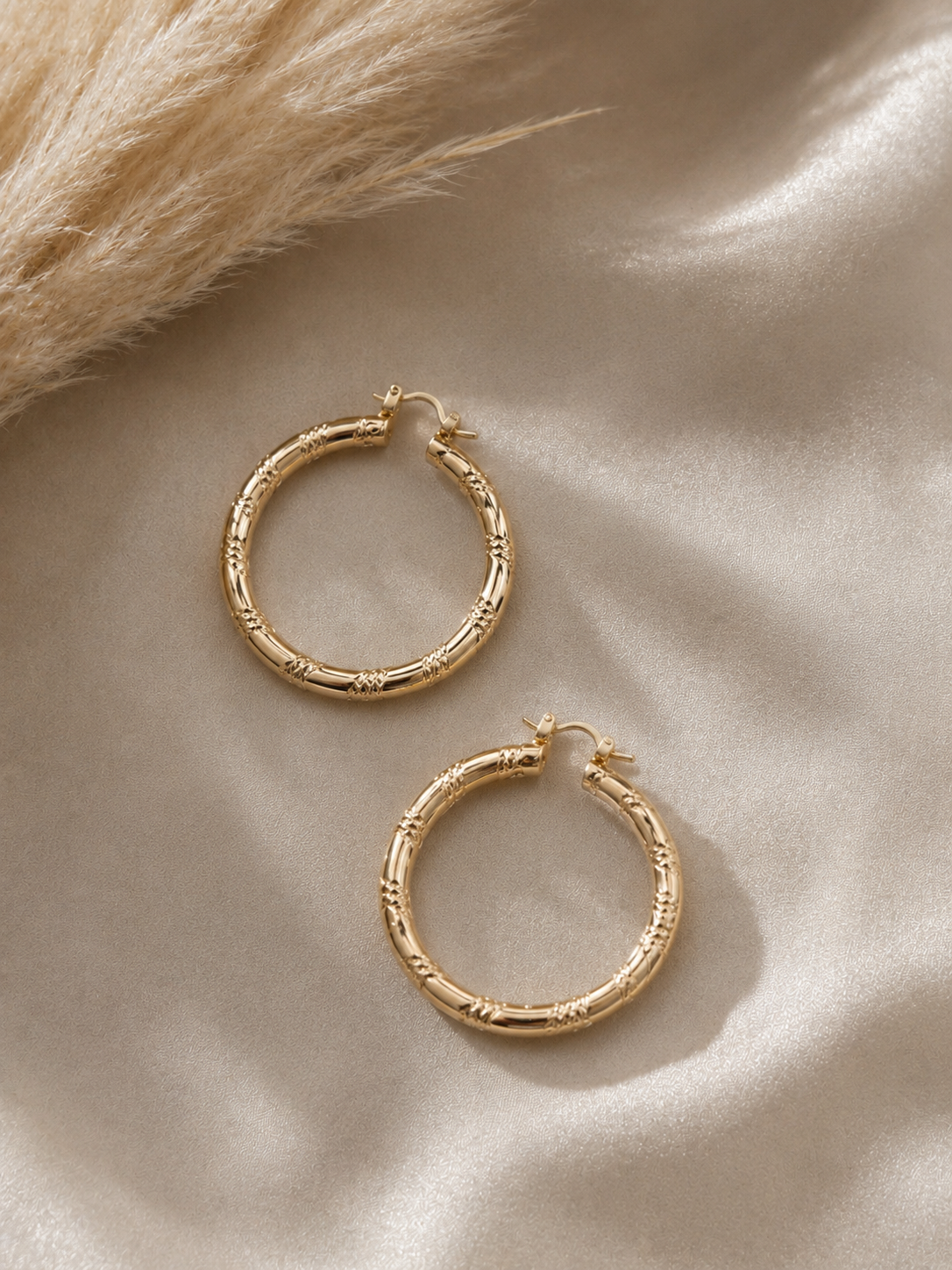 Gold Plated Hoop Earrings