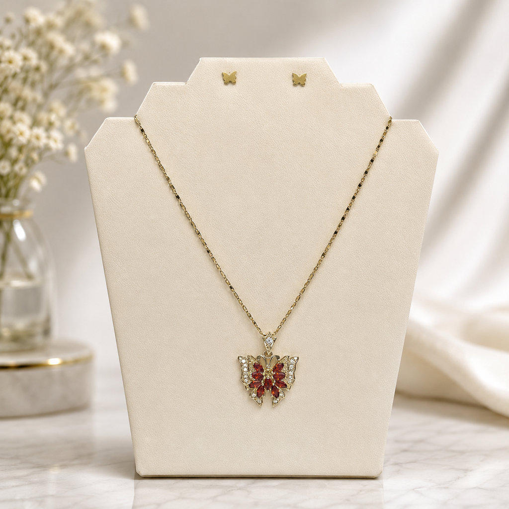 Butterfly Ruby Glow Set