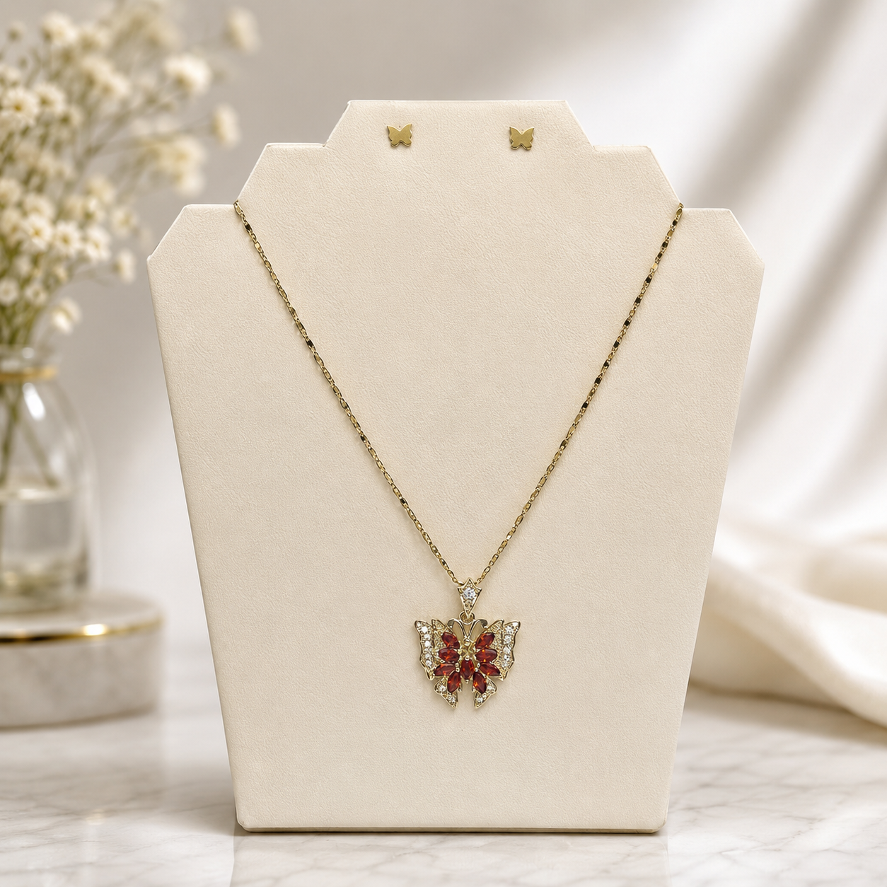 Butterfly Ruby Glow Set