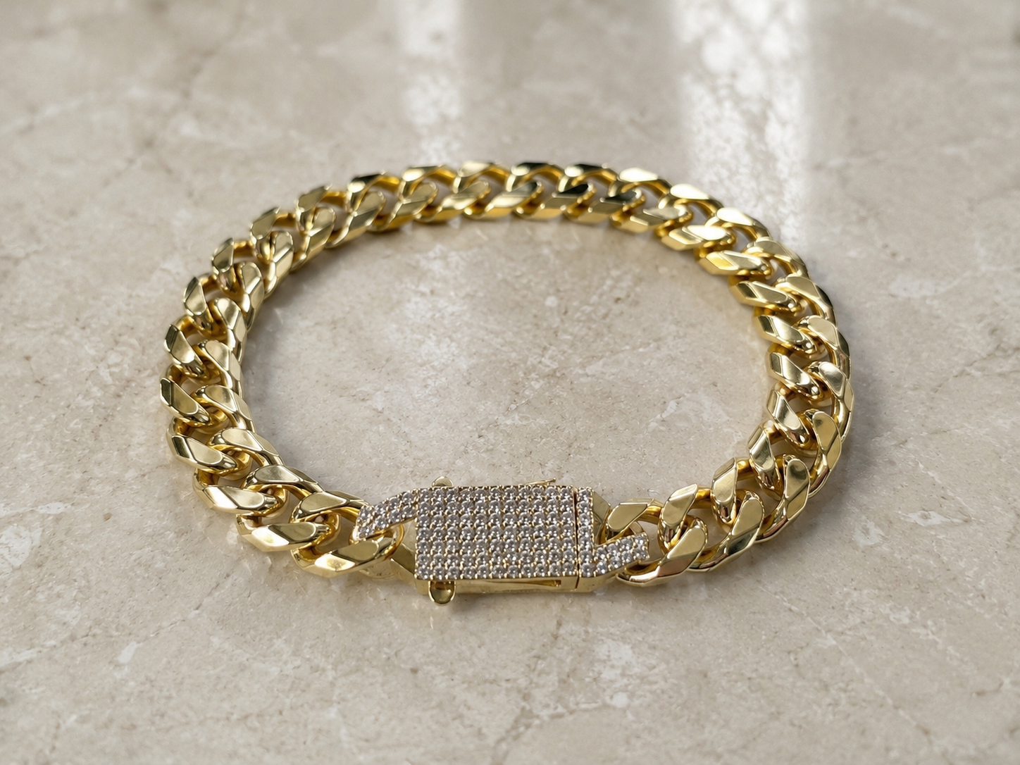 Gold's Plated Men's Cuban Bracelet
