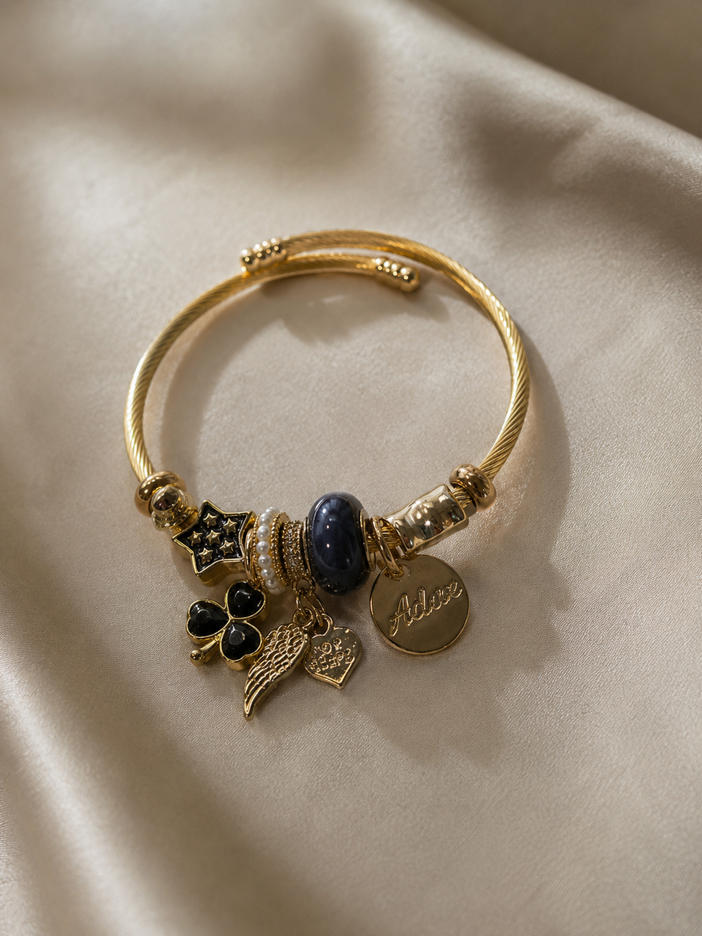 Lucky Charm Stainless Steel Bracelet