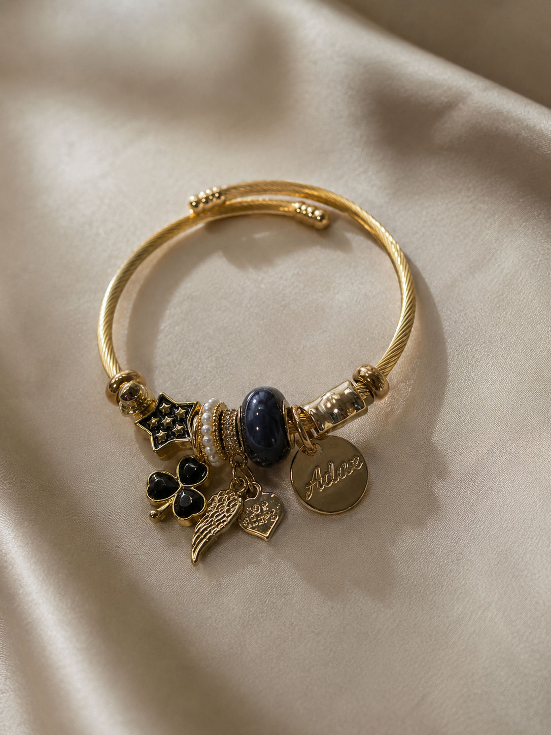 Lucky Charm Stainless Steel Bracelet