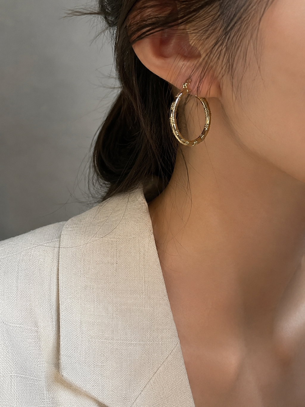 Gold Plated Hoop Earrings