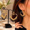 Yellow Gold Plated Earrings